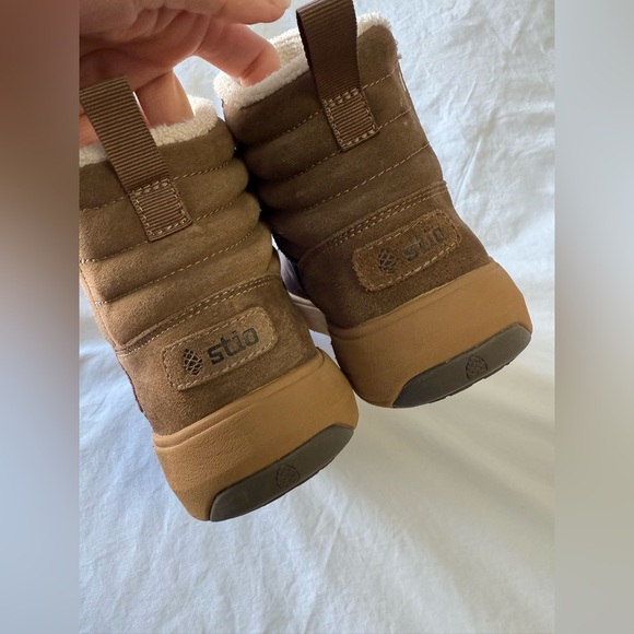 STIO | Women’s SZ 8 | Colter Boot Brown Leather Suede Slip On | Outdoor Chelsea - Picture 7 of 9